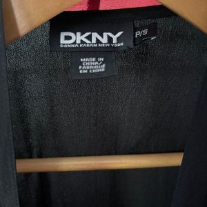 New York Print Silk Scarf Vest by DKNY